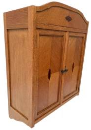Art Deco Amsterdamse School Wall Cabinet by 't Woonhuys Amsterdam, 1920s